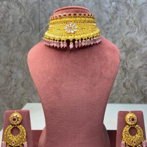 Padmika choker set 1gramgold