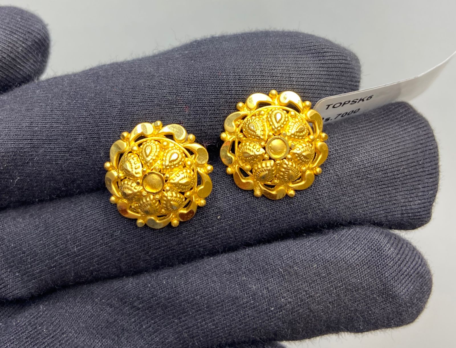 Gulnaaz earings - 1Gram Gold